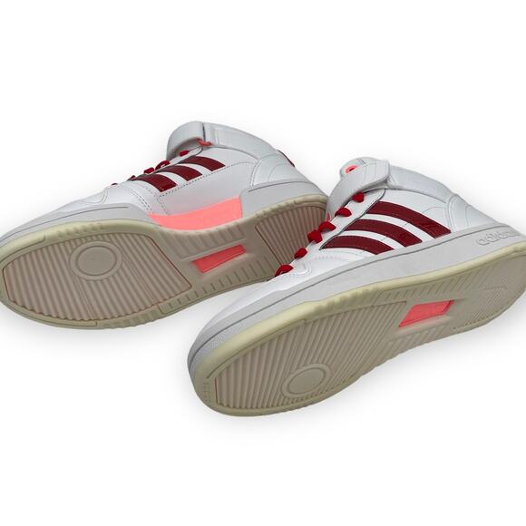 Adidas Originals Forum Mid Women's Sneaker, Red/Pink, Size 9, Eco-Friendly - Picture 7 of 13